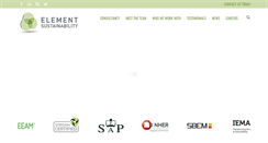 Desktop Screenshot of elementsustainability.co.uk